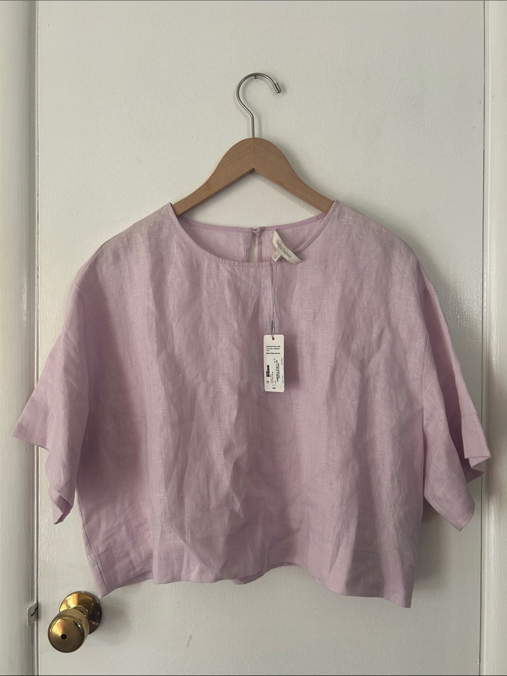 Easy Breezy Linen Crop Top